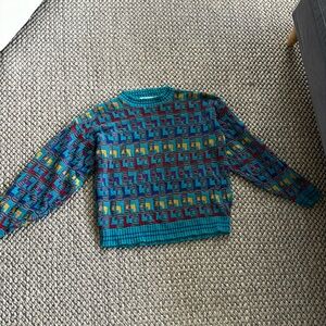 Crossings Multicolor Grandpa Sweater